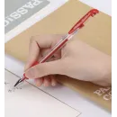 Deli 6600ES Гелевая ручка 0.5 мм, пулевидный наконечник, 12 шт/коробка (единица: коробка) красный