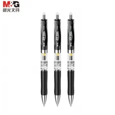 M&G K35 Нажимная гелевая ручка 0.5 мм, 12 шт/коробка (единица: коробка) черный